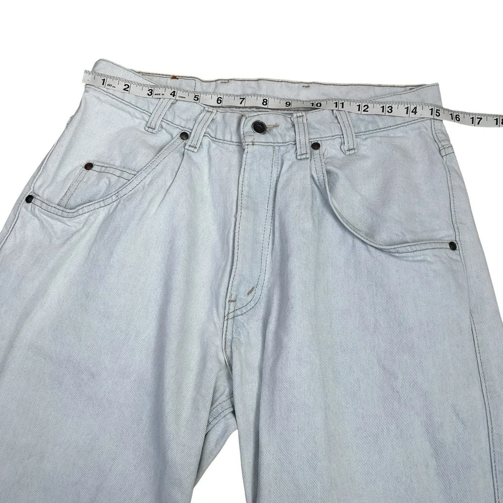 VTG 90's Levi's Silvertab Loose Fit 33x34 Light Wash‎ Skater Grunge Made In USA